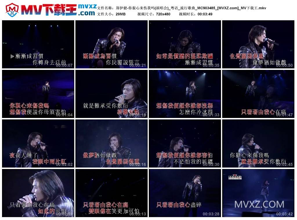 郑伊健-你狠心来伤我吗(演唱会)_粤语_流行歌曲_MC903485